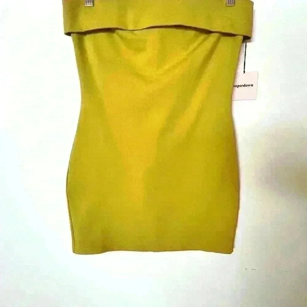 NWT! Superdown Annabelle Strapless Mini Dress - Picture 6 of 12